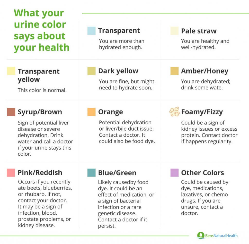 urine colour